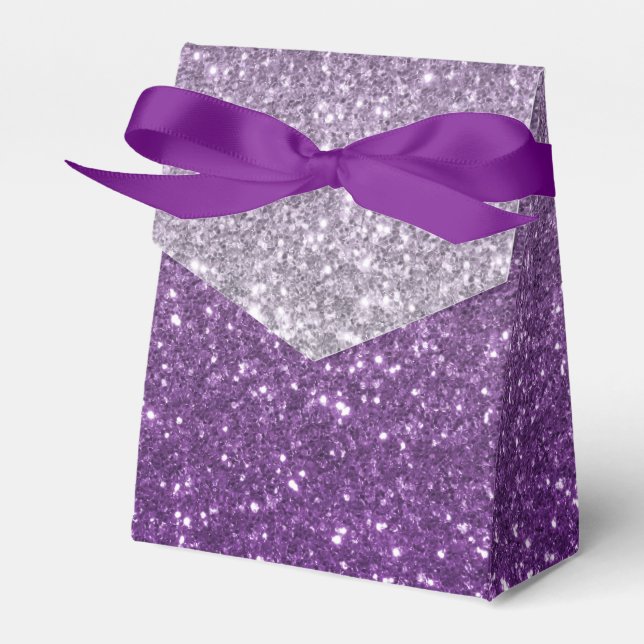 Ballotins Regard de paillettes violettes ombrées (Verso)