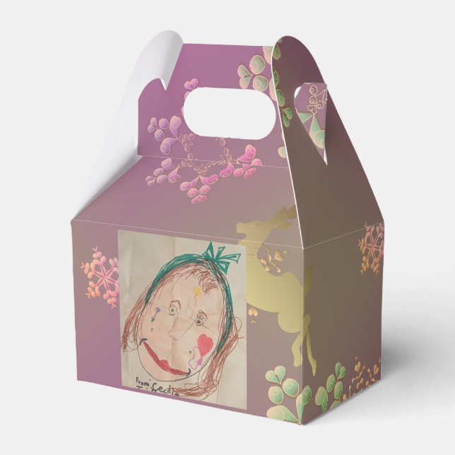 Ballotins Reindeer + Photo Favor Box (Verso)