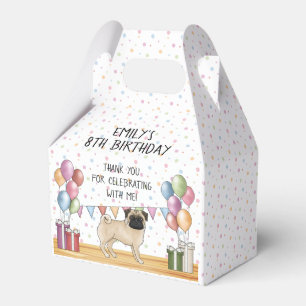 Ballotins Remerciement d'anniversaire pour un chien Carlin f