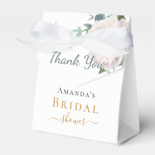 Ballotins Remerciement de baby shower floral eucalyptus