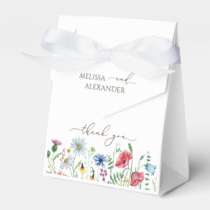 Ballotins Remerciement de mariage bohème fleur sauvage