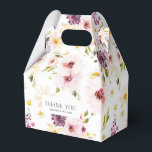 Ballotins Remerciement Floral Vintage<br><div class="desc">Apportez un charme intemporel à votre événement avec ces boîtes de faveur florales vintage. Avec un motif magnifiquement conçu de fleurs peintes à la main en rose, blanc et jaune doux, elles sont parfaites pour ajouter une touche élégante et cosy aux mariages, fêtes ou célébrations spéciales. Un moyen élégant et...</div>