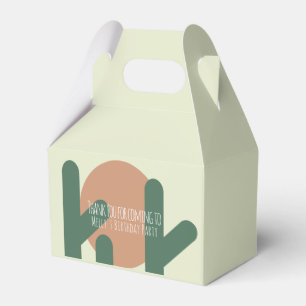 Ballotins Remerciement pour une fête d'anniversaire Cactus M