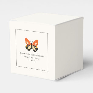 Ballotins Remerciements de Baby Shower Papillon Minimaliste