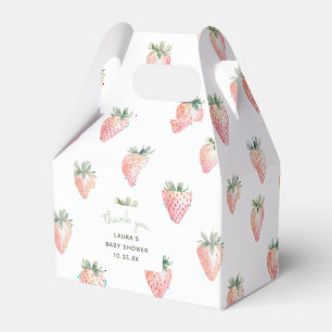 Ballotins Remerciements pour Baby Shower à l'aquarelle Berry