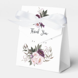 Ballotins Remerciements pour Baby Shower Deep Velvet Floral