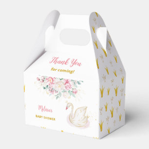 Ballotins Remerciements pour Baby Shower Princesse Cygne