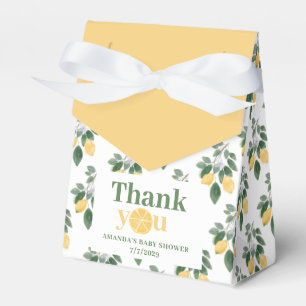 Ballotins Remerciements pour la Baby Shower Fille au Citron