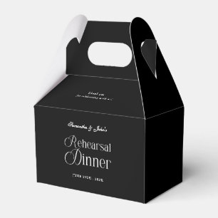Ballotins Remerciements pour le dîner de répétition Moderne