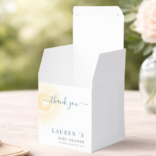 Ballotins Remerciements pour une Baby Shower Simple Élégante