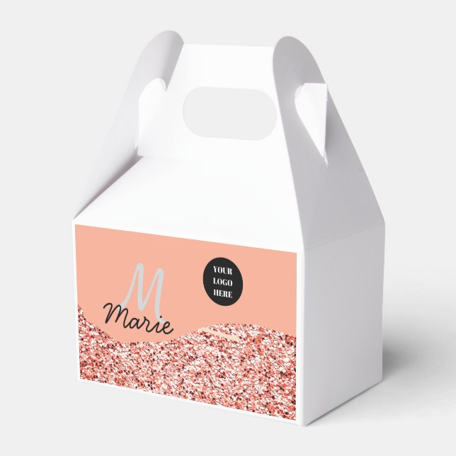 Ballotins remise de remerciement avec texte et logo à étince (Verso)