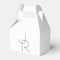 Remplacement des initiales | Noir en blanc