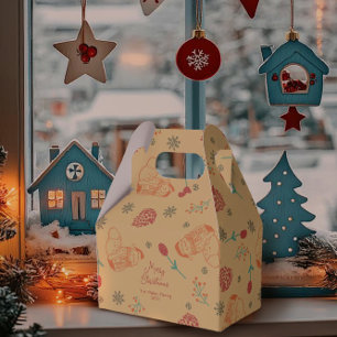 Ballotins renard mignon - Baies et flocons de neige– Noël Ré