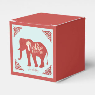 Ballotins Retro Circus Elephant Popcorn fête d'anniversaire