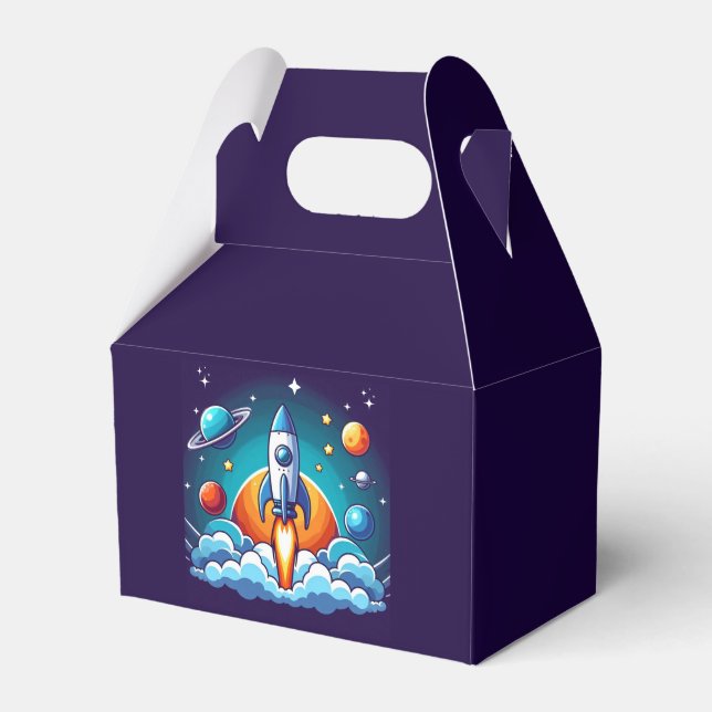 Ballotins Retro, fusée spatiale (Verso)