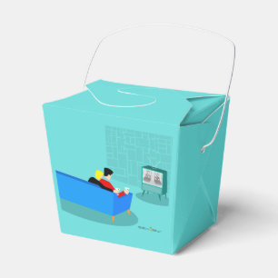 Ballotins Retro Gay Couple Regarder le Ballotin TV