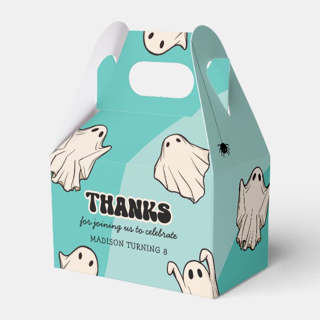 Ballotins Retro Ghosts Enfants Halloween fête d'anniversaire (Verso)