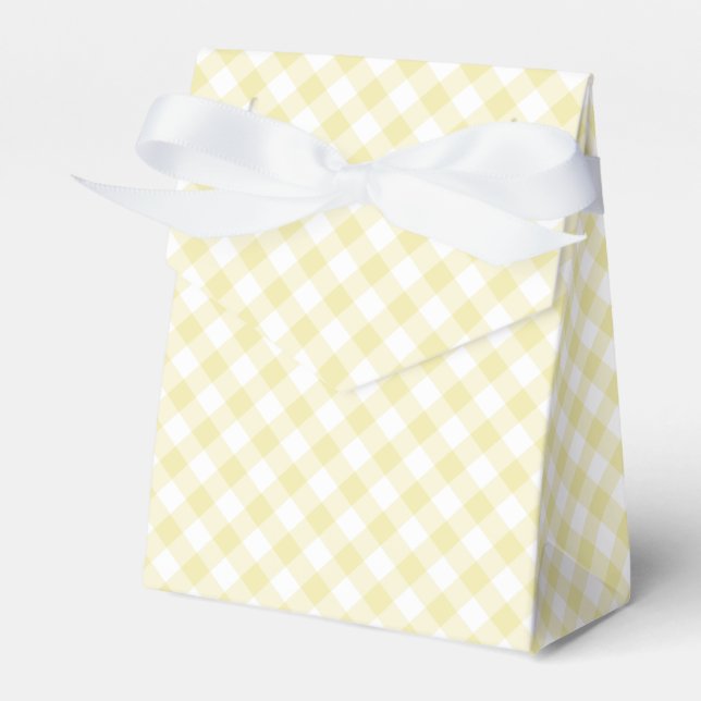 Ballotins Retro Gingham Butter Yellow (Verso)