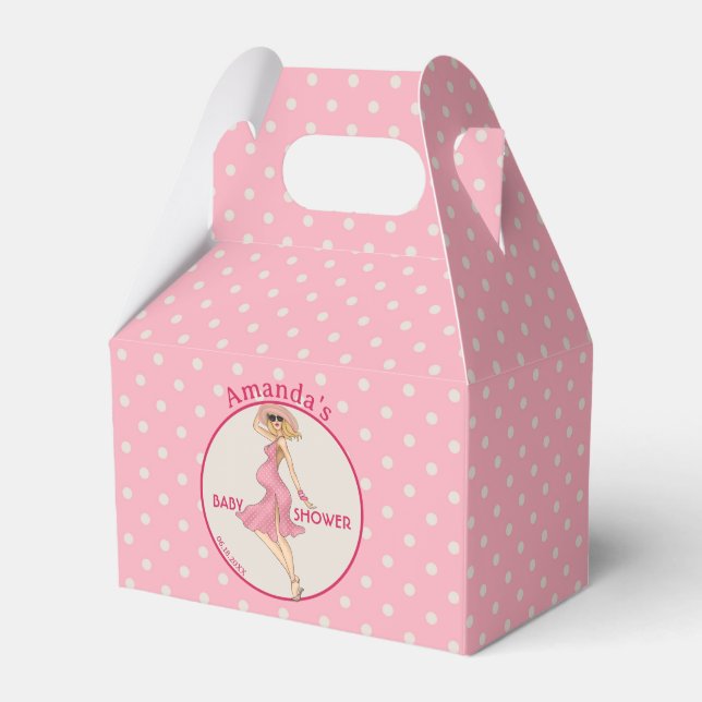 Ballotins Retro Maman Blonde 2 Baby shower Party (Verso)