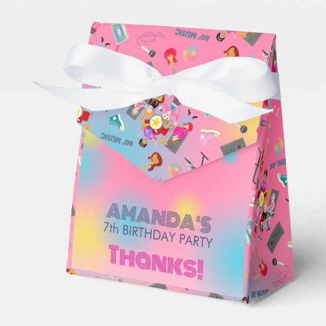 Ballotins Retro music girls band Birthday Party (Verso)