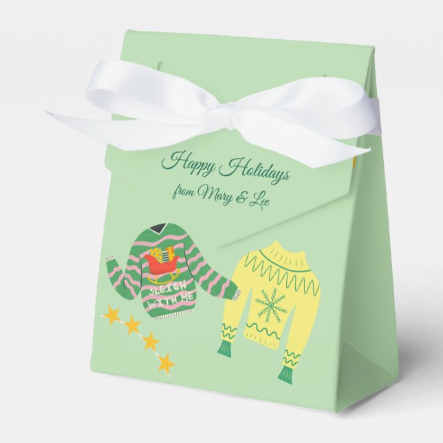 Ballotins Retro Vacances Vilain Douille Fête de Noël Favoris (Verso)