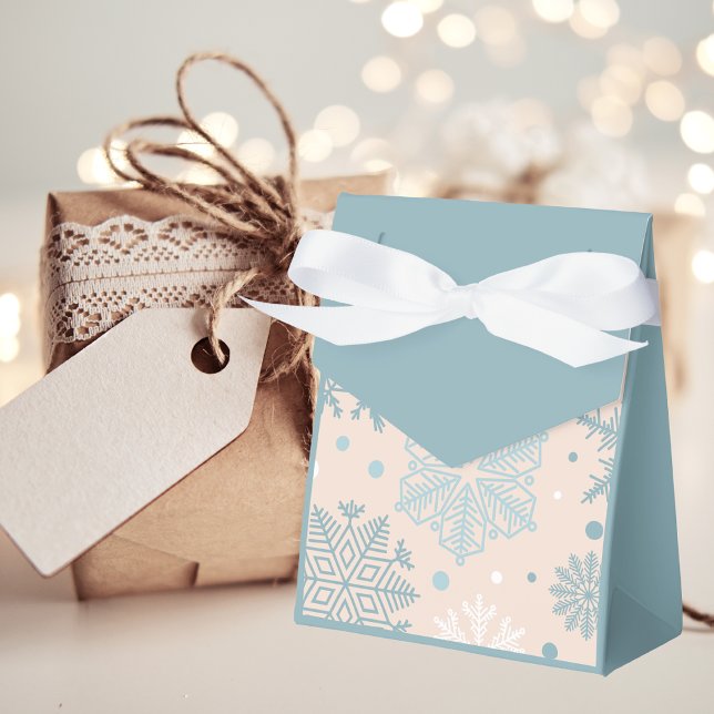 Ballotins Rétro Vintage Noël Flocon de neige d'hiver (Créateur téléchargé)