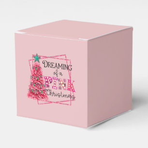 Ballotins Rêver D'Une Lumière De Marque De Noël Rose