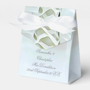 Ballotins Robe blanche laquée mariage romantique