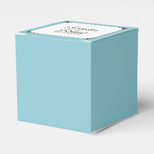Ballotins Robin Egg Blue Posh Wedding Favor Box