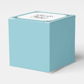 Ballotins Robin Egg Blue Posh Wedding Favor Box