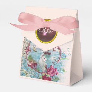 BALLOTINS ROMANTICA ÉLÉGANT MARIAGE ROSE GEM PIERRE MONOGRAM