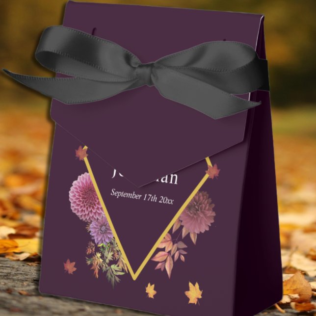 Ballotins Romantique Automne Dahlia Mariage (Créateur téléchargé)