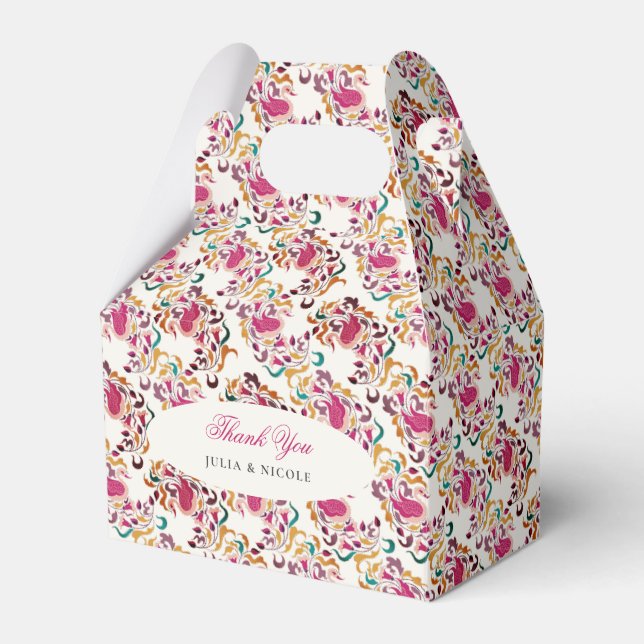 Ballotins Romantique classique Pearl Swan Mariage de cadre f (Verso)