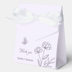 Ballotins Romantique élégant mariage floral mauve