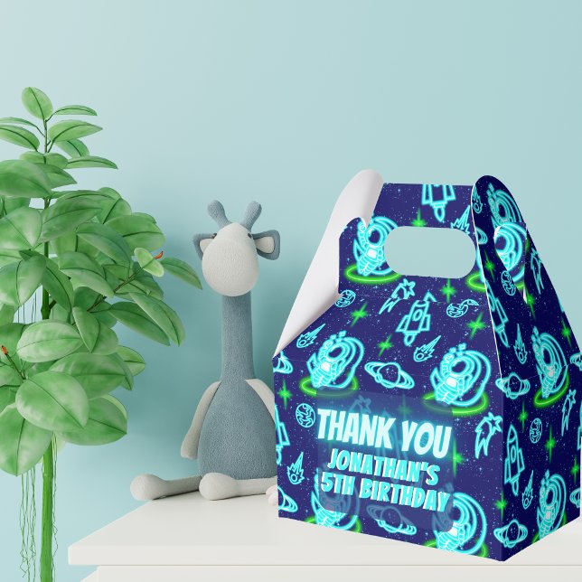 Ballotins Roquettes d'astronautes spatiaux brillants au néon (Créateur téléchargé)