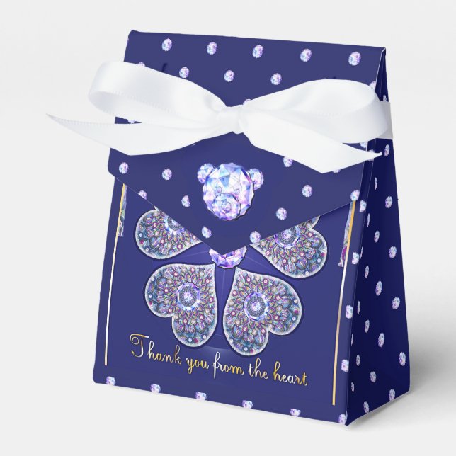 Ballotins Rosace bleu ou rouge pour bébé&enfant (Verso)