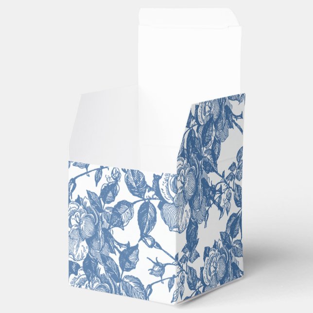 Ballotins Rose Bleu Antique Toile Inspiré (Ouvert)