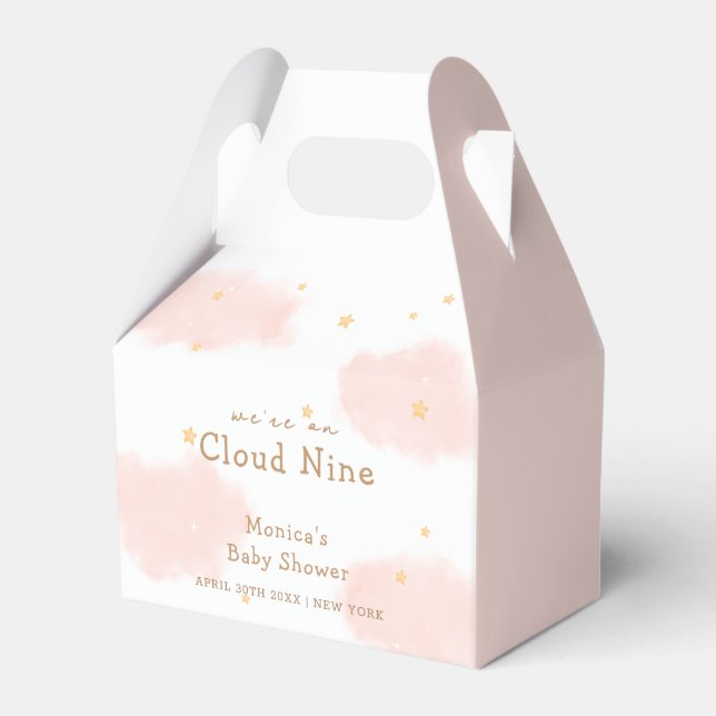 Ballotins Rose Cute Nuage Neuf Fille Douche bébé (Verso)