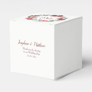 Ballotins Rose de Bourgogne Mariage de monogramme de couronn