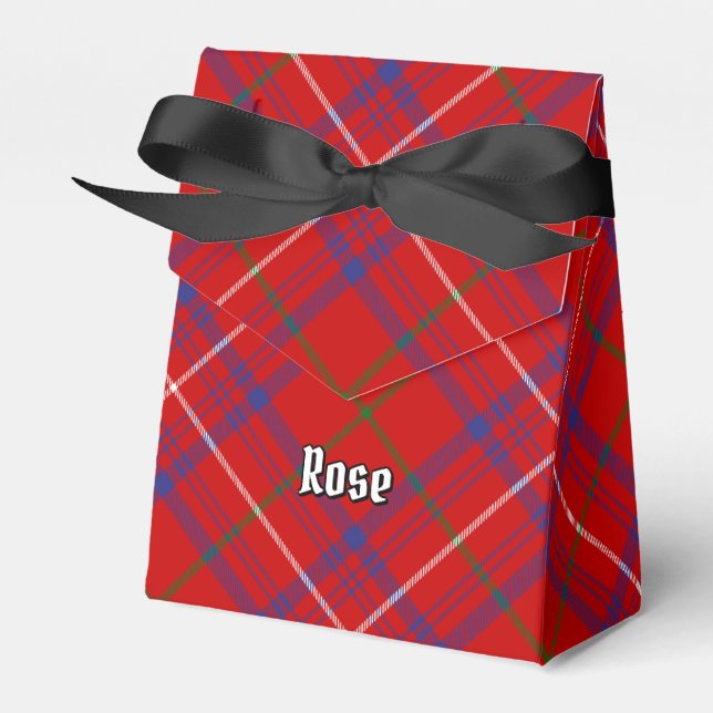 Ballotins Rose de clan Tartan (Verso)