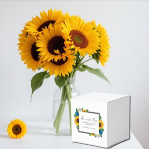 Ballotins Rose de tournesol Daisy Floral Mariage