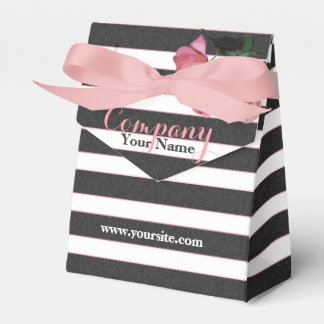 Ballotins Rose Floral noir & blanc - Ballotin de tente