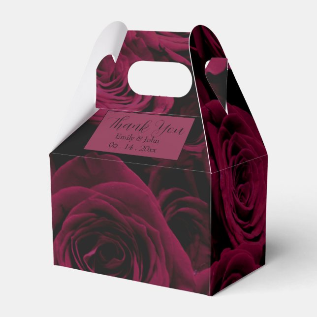 Ballotins Rose foncé magenta rouge bordeaux (Verso)