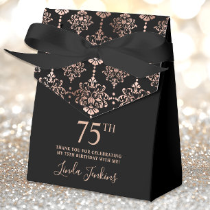 Ballotins Rose Gold Élégant Remerciement 75e Anniversaire
