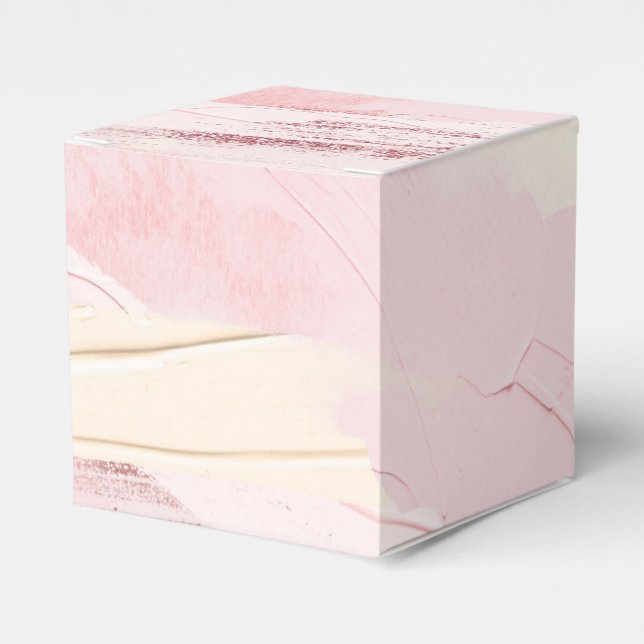 Ballotins Rose Gold et Rose Pâle Pastel Peinture Éclaboussur (Verso)