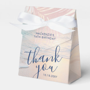 Ballotins Rose Gold Pink Beach Anniversaire Élégant