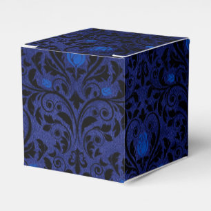 Ballotins Rose gothique noir et bleu Damask