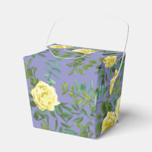 Ballotins Rose jaune et Mariage de fenêtre violet