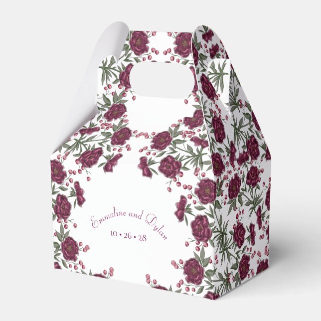 Ballotins Rose Mariage bordeaux (Verso)