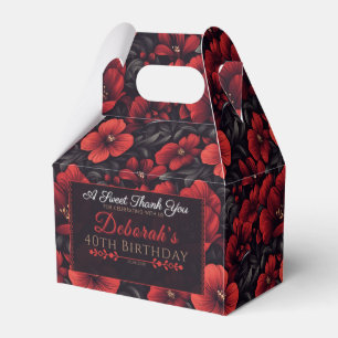 Ballotins Rose moderne Anniversaire Ballotin pour Adulte Ann